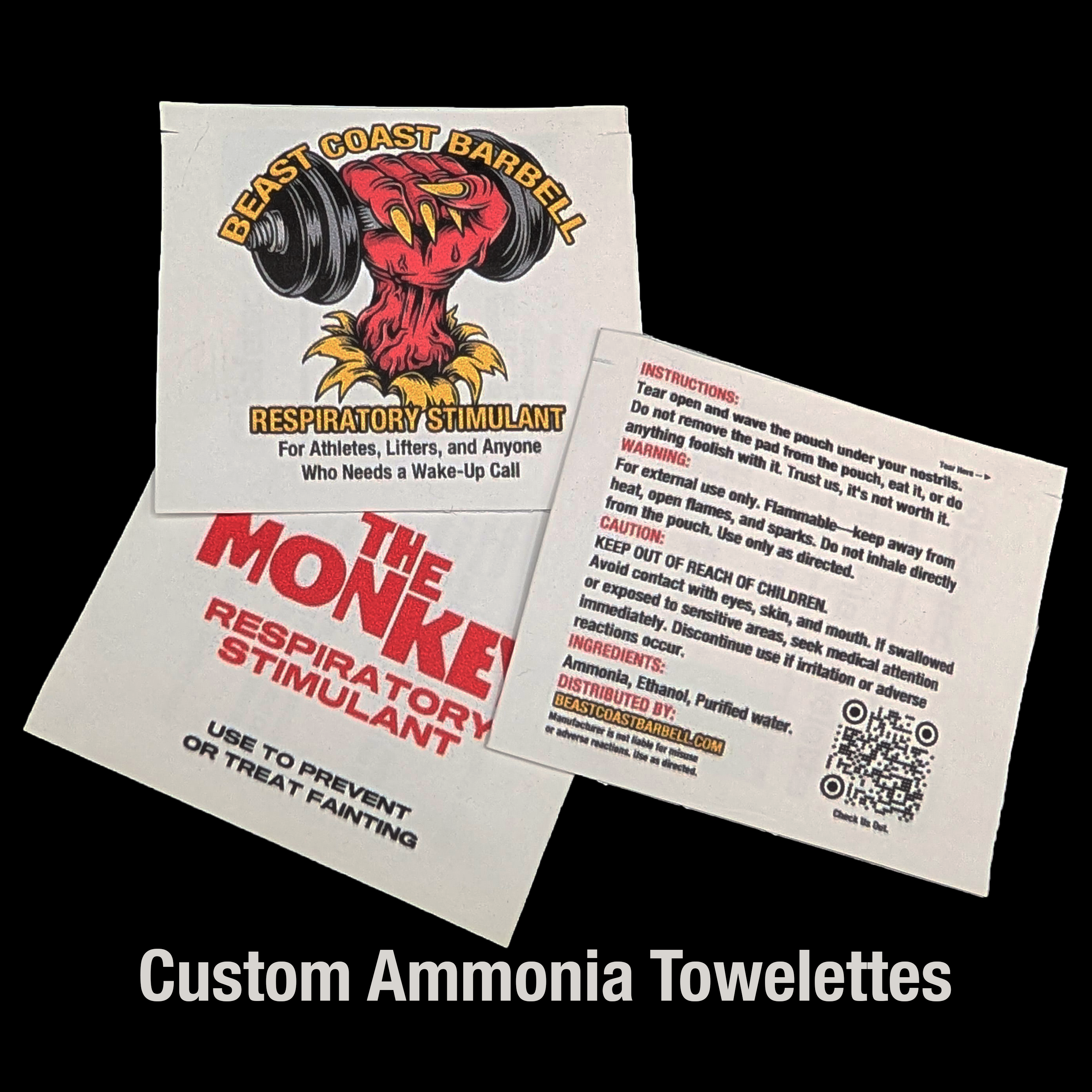 Custom Branded Ammonia Towelettes