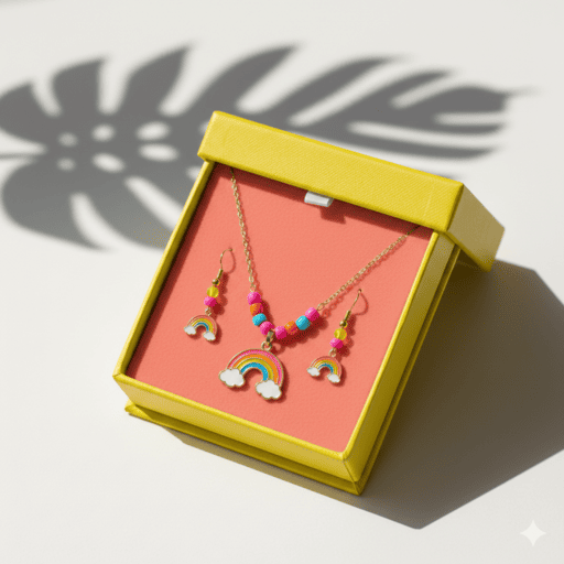 Set de joyería arcoíris