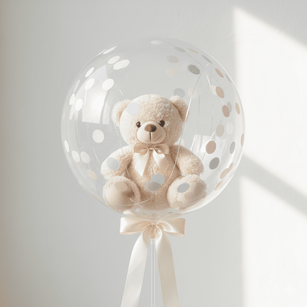 Globo con Peluche de Osito