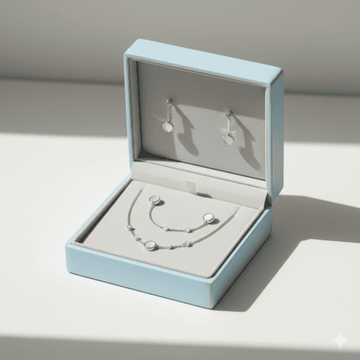 Set de joyería de plata