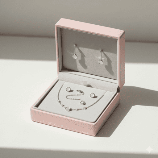 Juego de joyería elegante