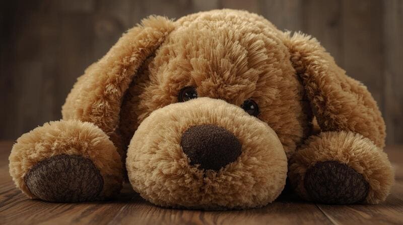 Peluche de perrito suave