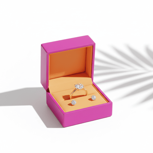 Set de Joyería de Oro y Zirconia