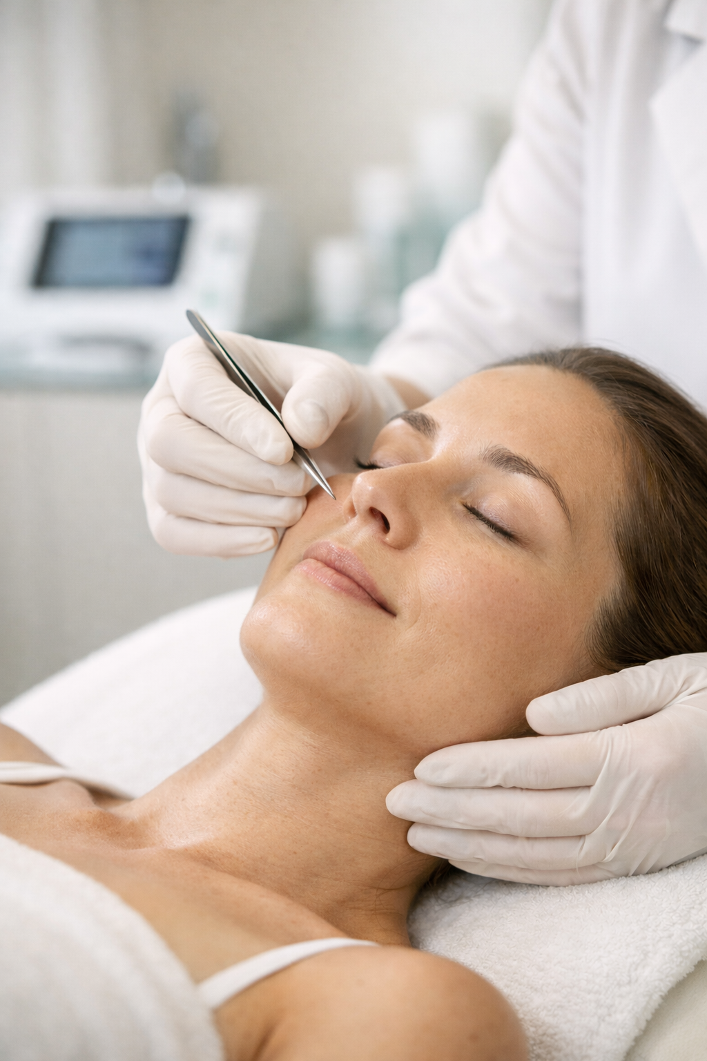 Epilation (needle or tweezer-based)