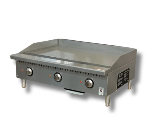 36" Electric Griddle, 2 or 3 Phase, 208 or 240 (V) Hot Zone HZ-36GE-T