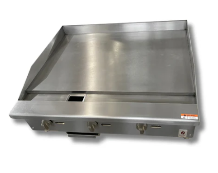 36" Countertop Heavy duty Manual Gas Griddle NG or LP, Hot Zone HZ-G36-H