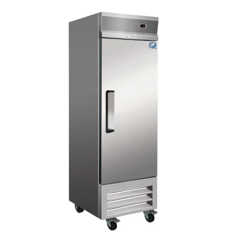 27" Solid 1 Door Reach In Freezer 28 CuFt Cold Zone CZ-35F-1D