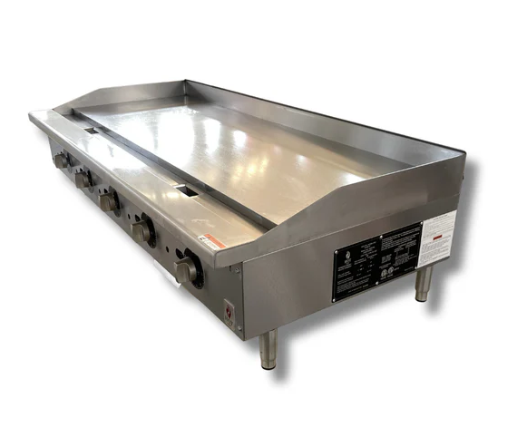 60" Countertop Manual Gas Griddle NG or LP, 150,000 BTU Hot Zone HZ-G60-M