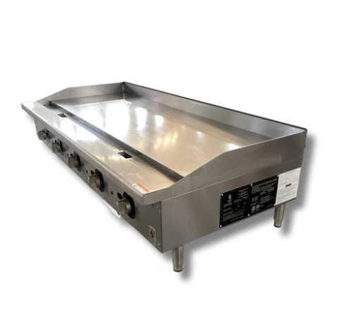 60" Countertop Thermostat Control Gas Griddle NG or LP, Hot Zone HZ-G60-TP