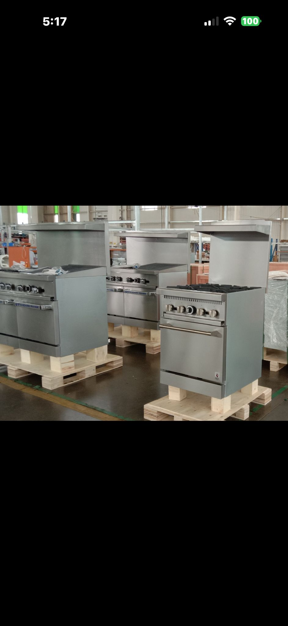 24" Wide 4 Burner Stove Top LPG or NG Gas Range Oven Hot Zone HZ-R24