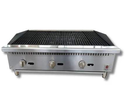 48" Countertop Gas Charbroiler NG or LP Hot Zone HZ-CB48-M