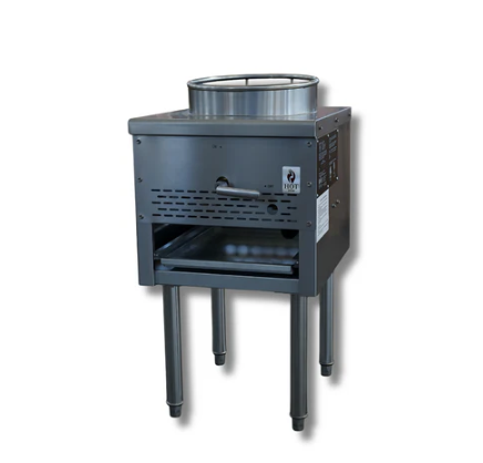 13" Ring Single Chamber Gas Wok Range 95,000 BTU - NG or LP, Hot Zone HZ-Wok13