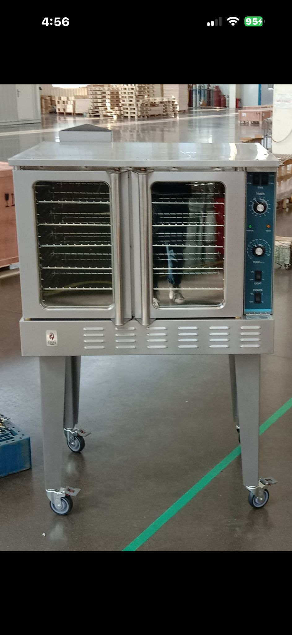 54,000 BTU Natural Gas Or Propane Convection Oven Hot Zone HZ-COG