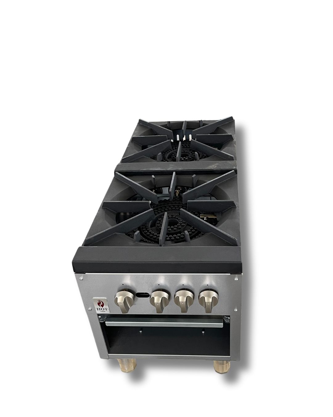 160,000 BTU 2 Burner NG or LP Gas Stock Pot Range Hot Zone HZ-SP-2