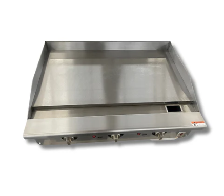36" Countertop Thermostat Control Heavy Duty Gas Griddle With Safety Valve NG or LP, Hot Zone HZ-G36-TH