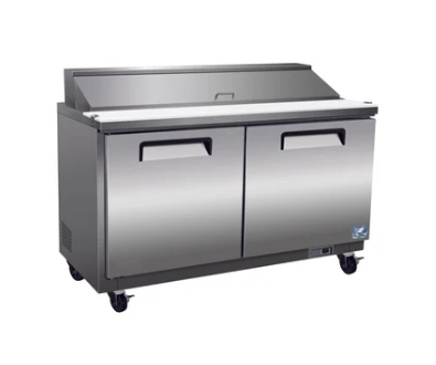 36" 2 Door Sandwich/Salad Megatop Prep Table Cooler Cold Zone CZ-36STM-2D
