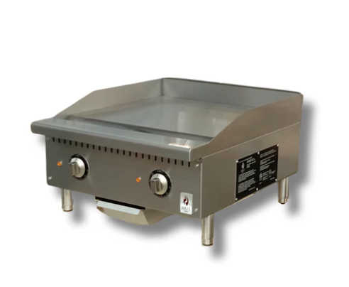 24" Electric Griddle, 2 or 3 Phase, 208 or 240 (V) Hot Zone HZ-24GE-T