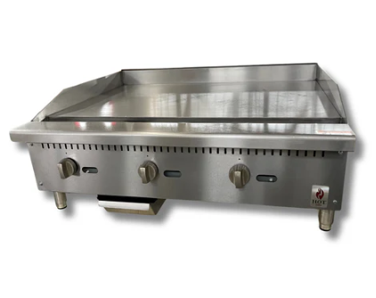 36" Countertop Heavy duty Manual Gas Griddle NG or LP, Hot Zone HZ-G36-H