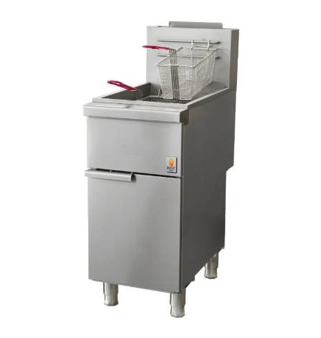 70 lbs. Capacity Gas Deep Fryer NG or LP 150,000 BTU Hot Zone HZ-F5