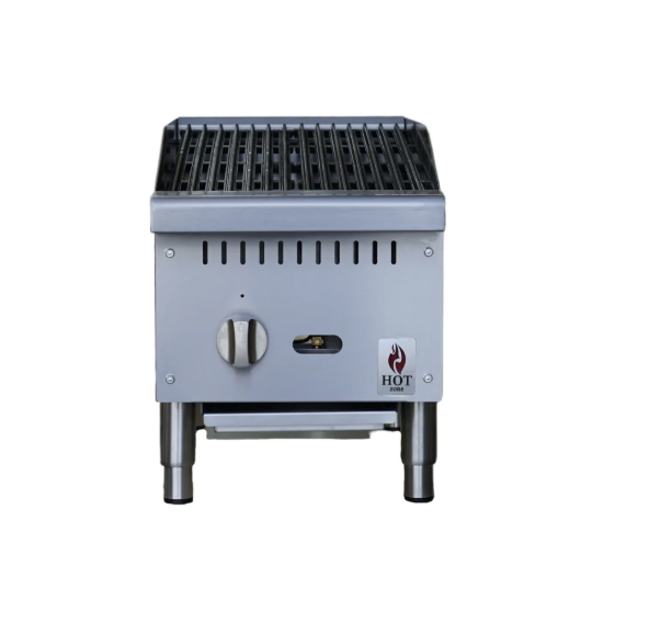 12" Countertop Gas Charbroiler NG or LP Hot Zone HZ-CB12-M
