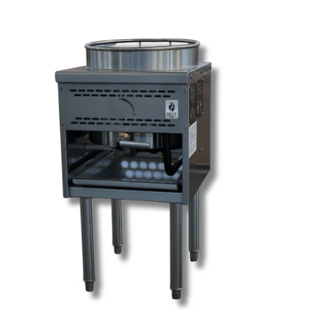 16" Ring Single Chamber Gas Wok Range 125,000 BTU - NG or LP, Hot Zone HZ-Wok16