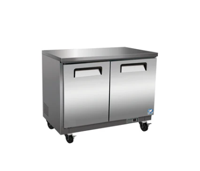 48" 2 Door Undercounter Convertible Refrigerator/Freezer Cold Zone CZ-48UC-R/F-2D