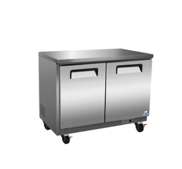 48" 2 Door Undercounter Refrigerator Cooler Cold Zone CZ-48UC-2DR