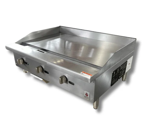 36" Countertop Manual Gas Griddle NG or LP, Hot Zone HZ-G36-M