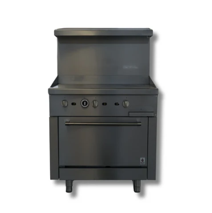 36" Wide 36" Griddle Stove Top LPG or NG Gas Range Oven Hot Zone HZ-R36-36MG