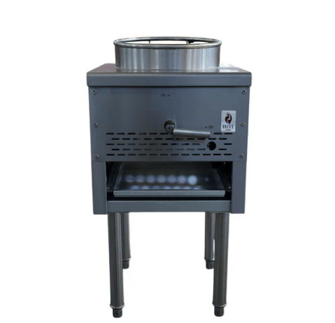 13" Ring Single Chamber Gas Wok Range 95,000 BTU - NG or LP, Hot Zone HZ-Wok13