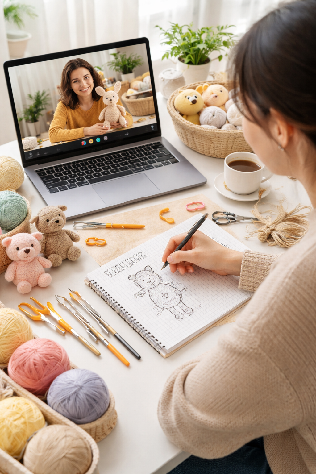 Sesión personalizada de diseño de patrones para amigurumis