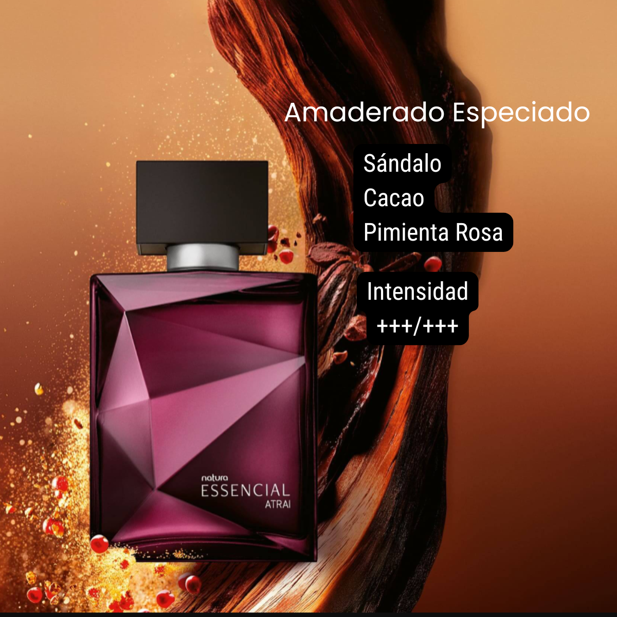 Perfume Essencial Atrai masculino