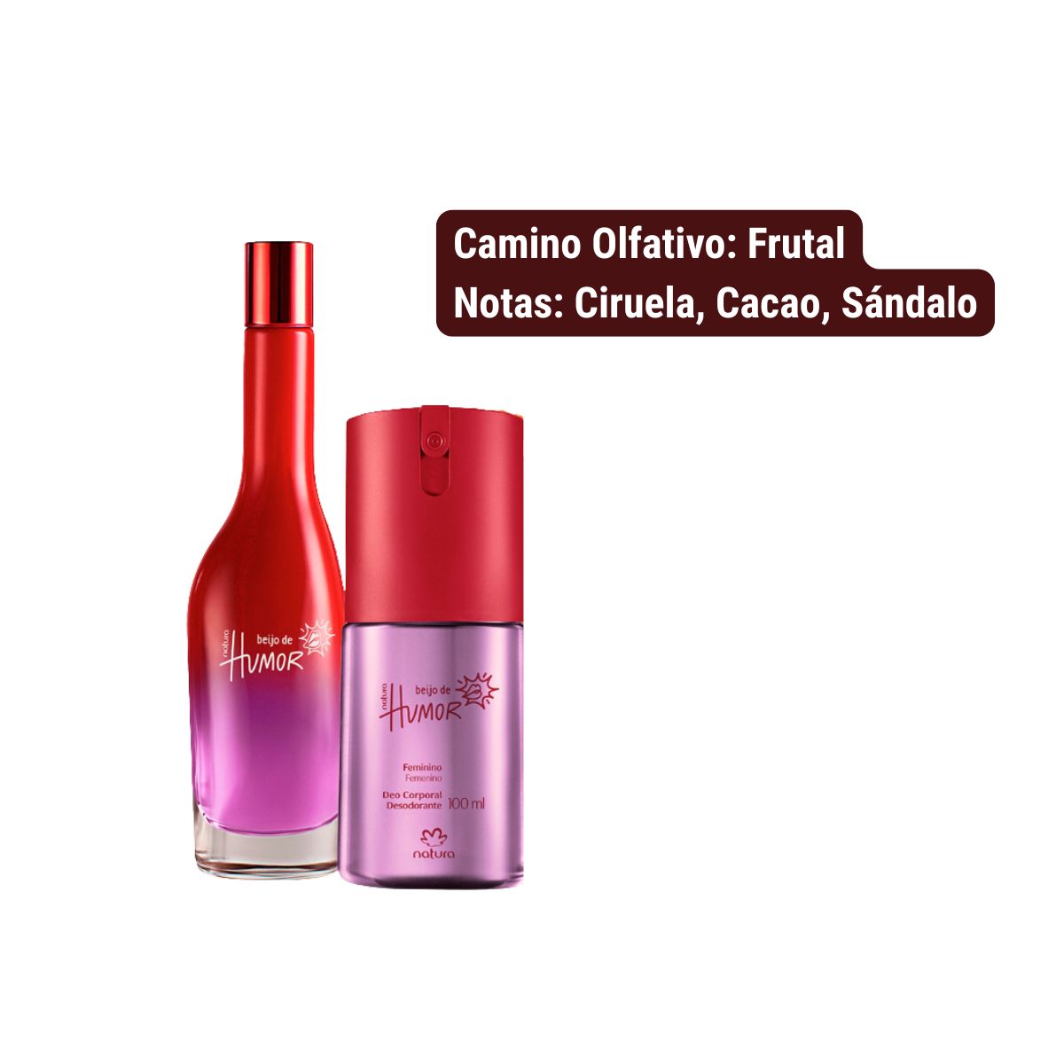 Set de Perfume y Desodorante Beijo de Humor Femenino