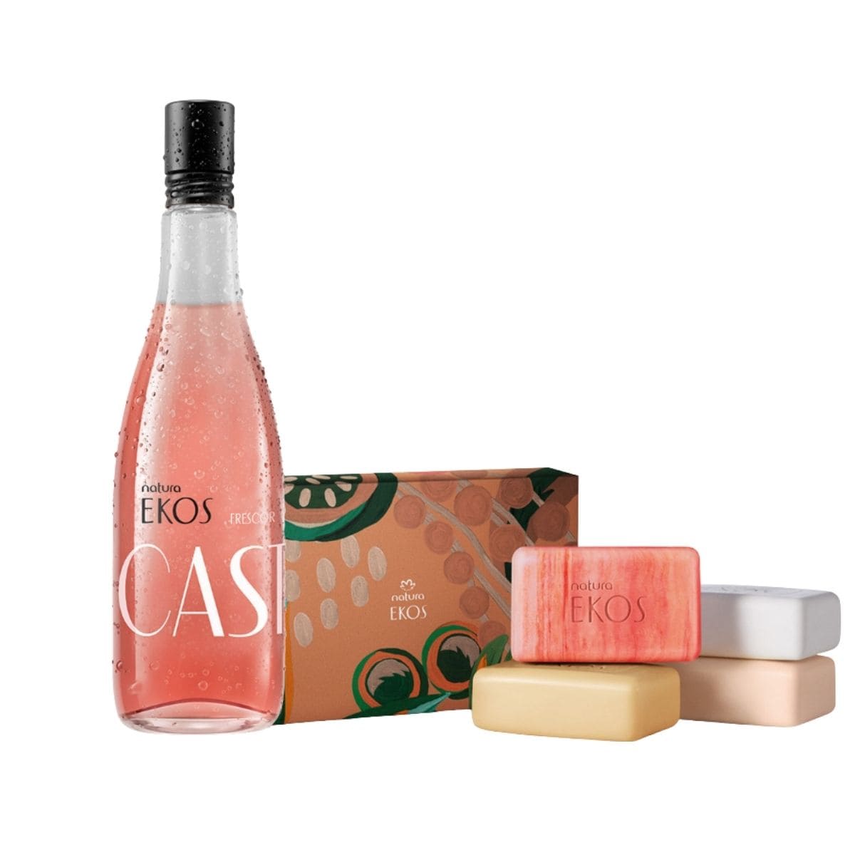 Kit Natura Ekos: Frescor de Castaña + Caja 4 jabones surtidos