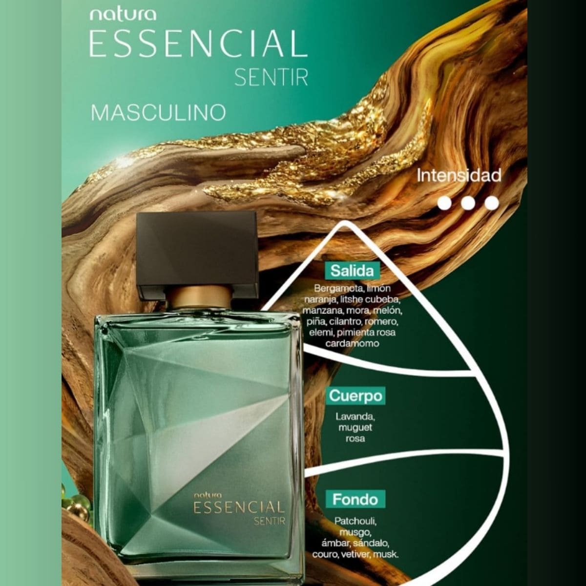Perfume Essencial Sentir Masculino 100ml
