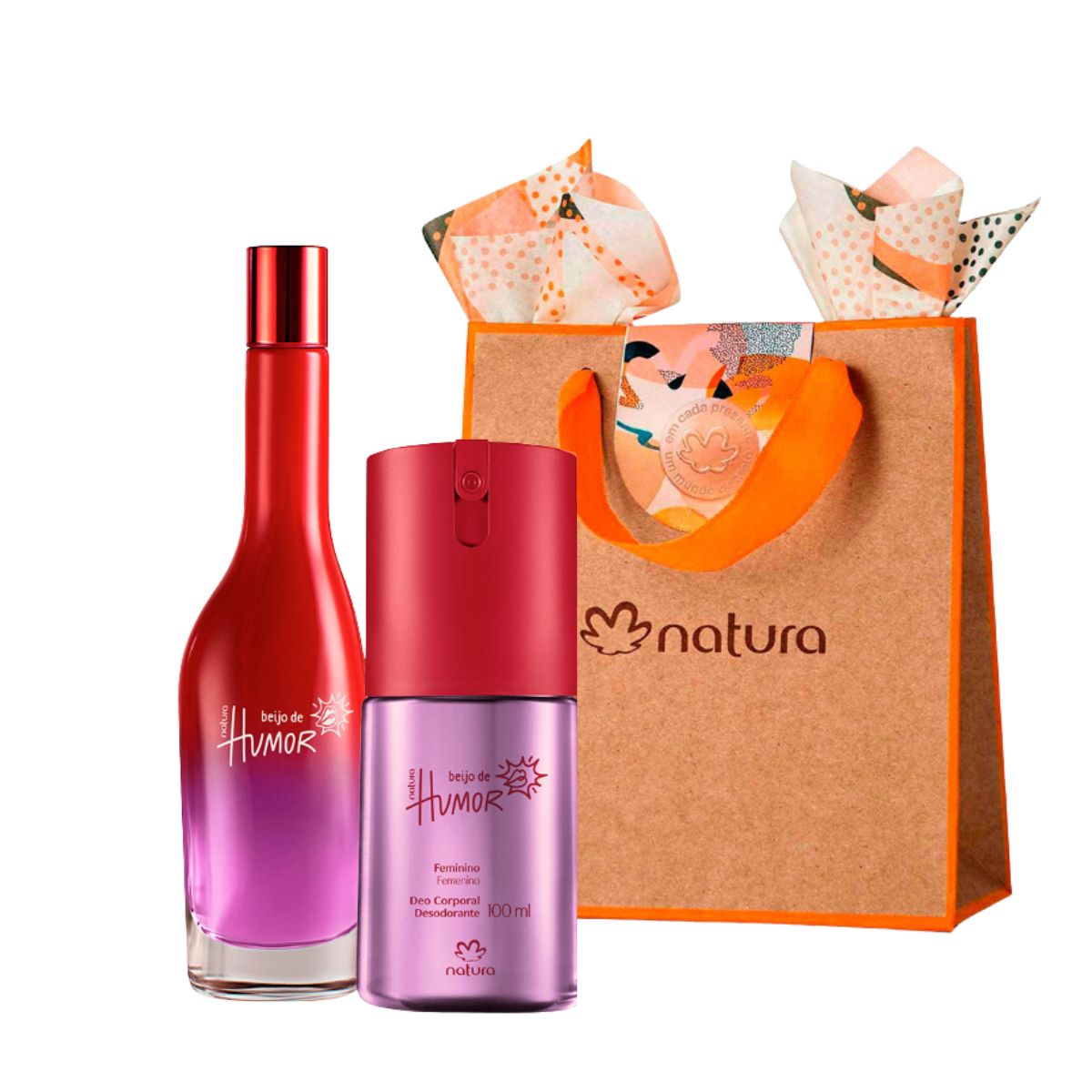 Set de Perfume y Desodorante Beijo de Humor Femenino