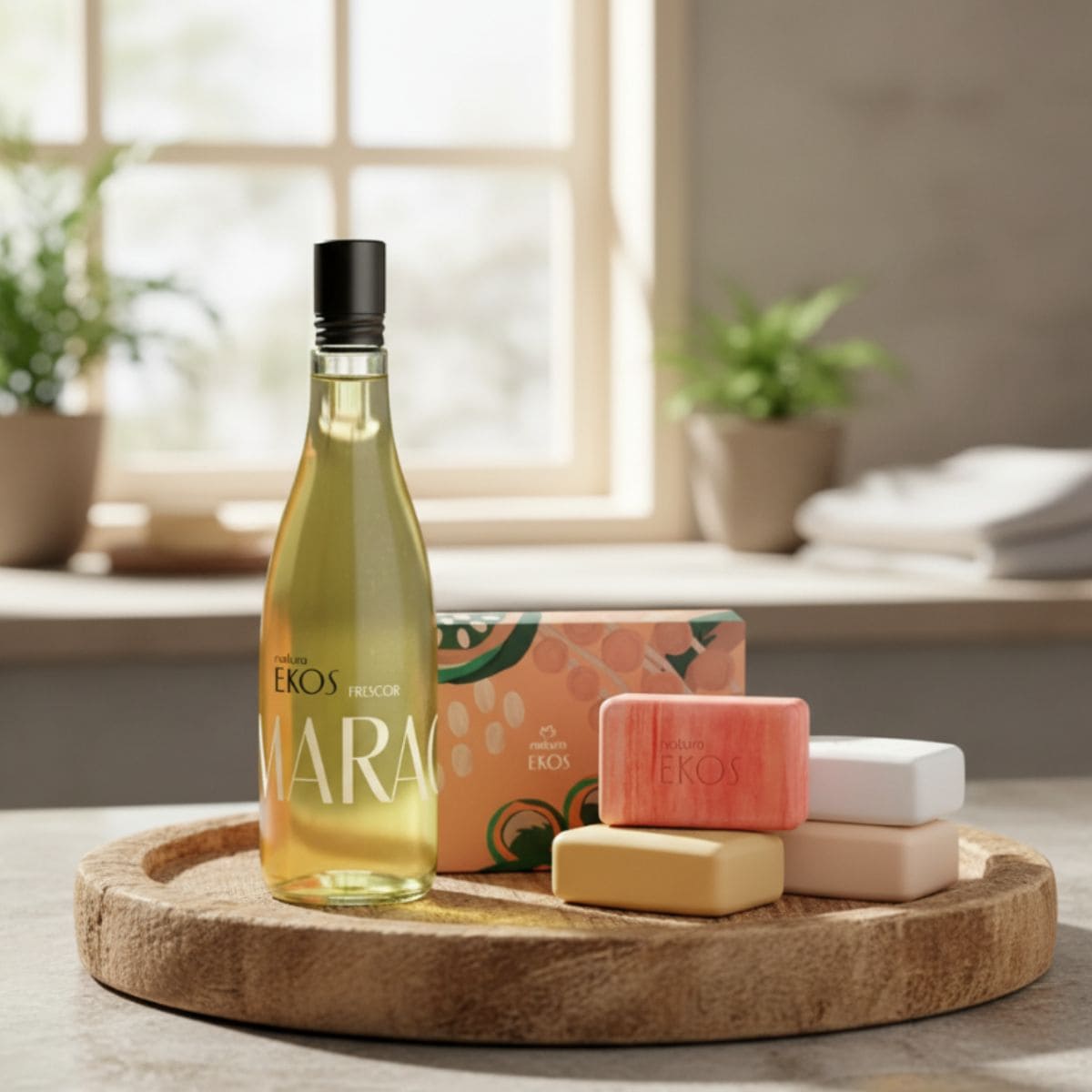 Kit Natura Ekos: Frescor de Maracuyá + Caja 4 jabones surtidos