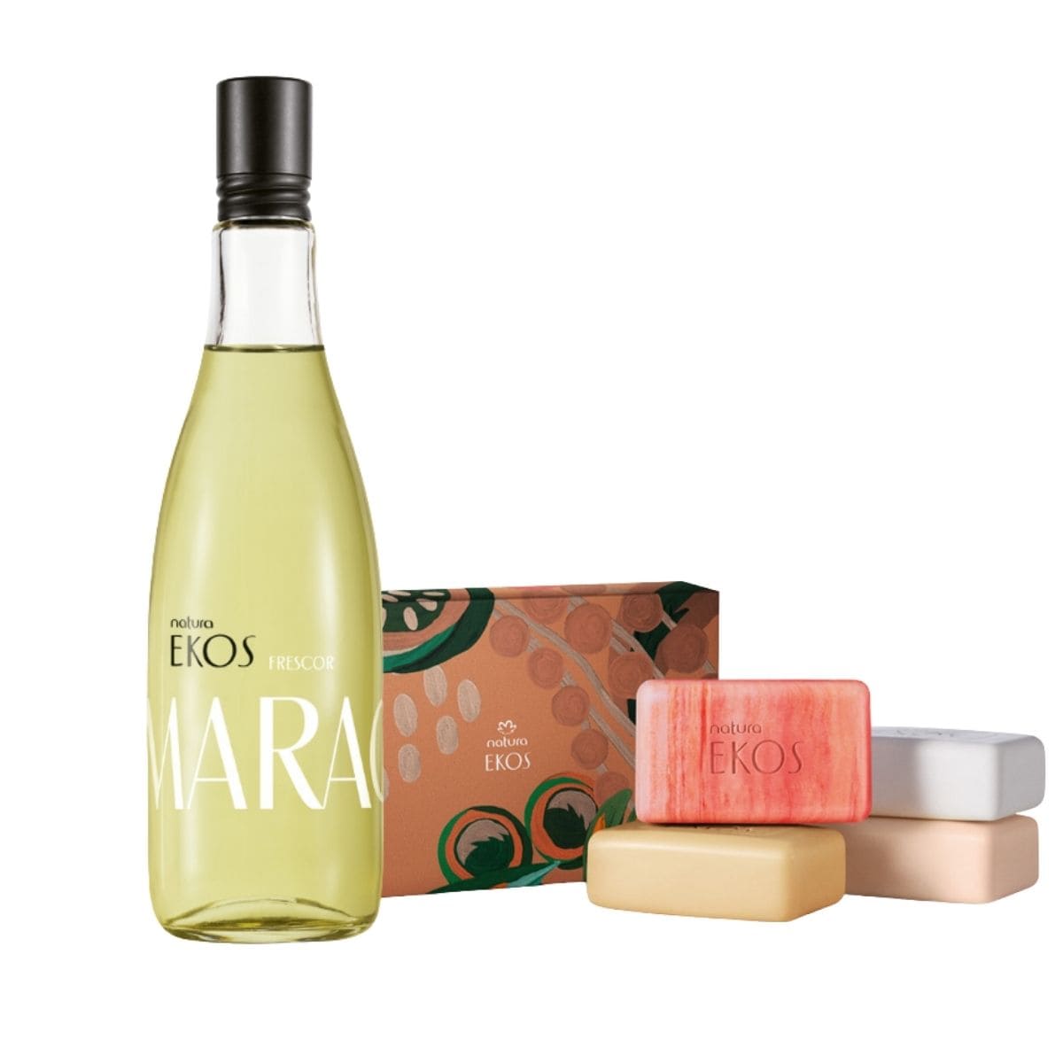 Kit Natura Ekos: Frescor de Maracuyá + Caja 4 jabones surtidos