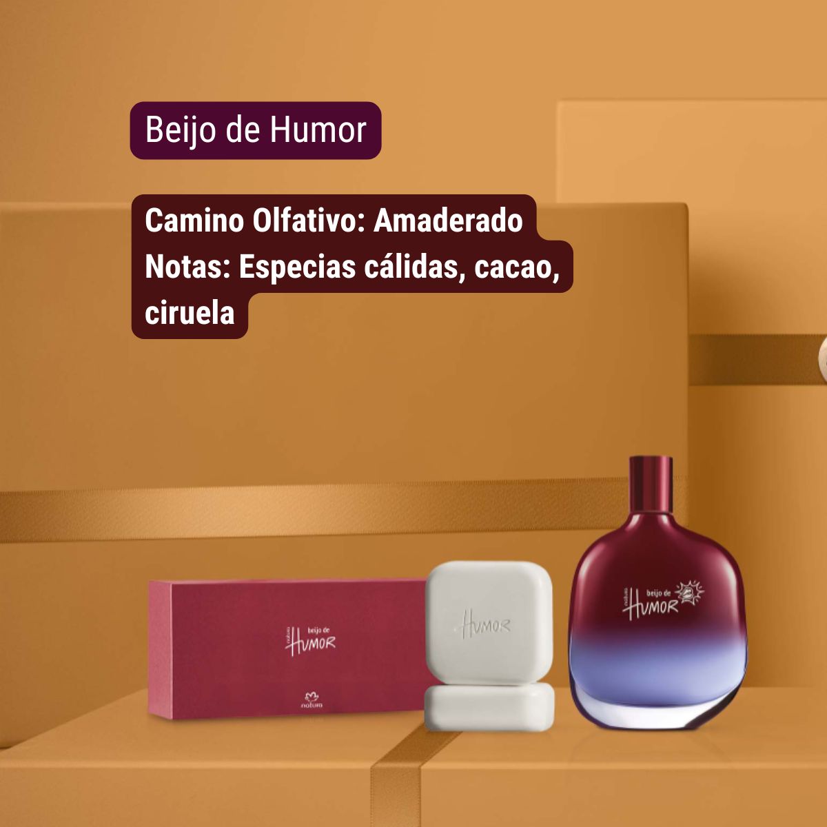 Set de Perfume y Jabón Beijo de Humor Masculino