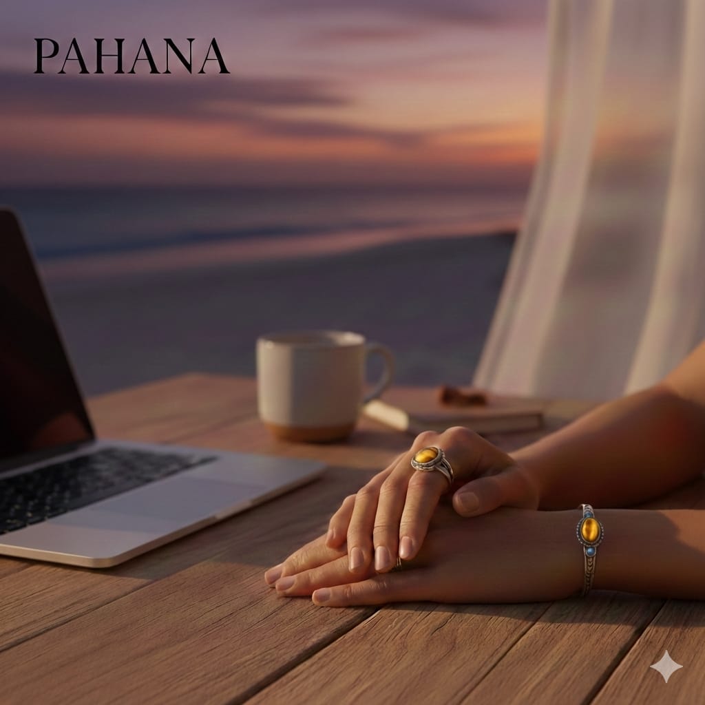 Set de joyería Ojo de Tigre