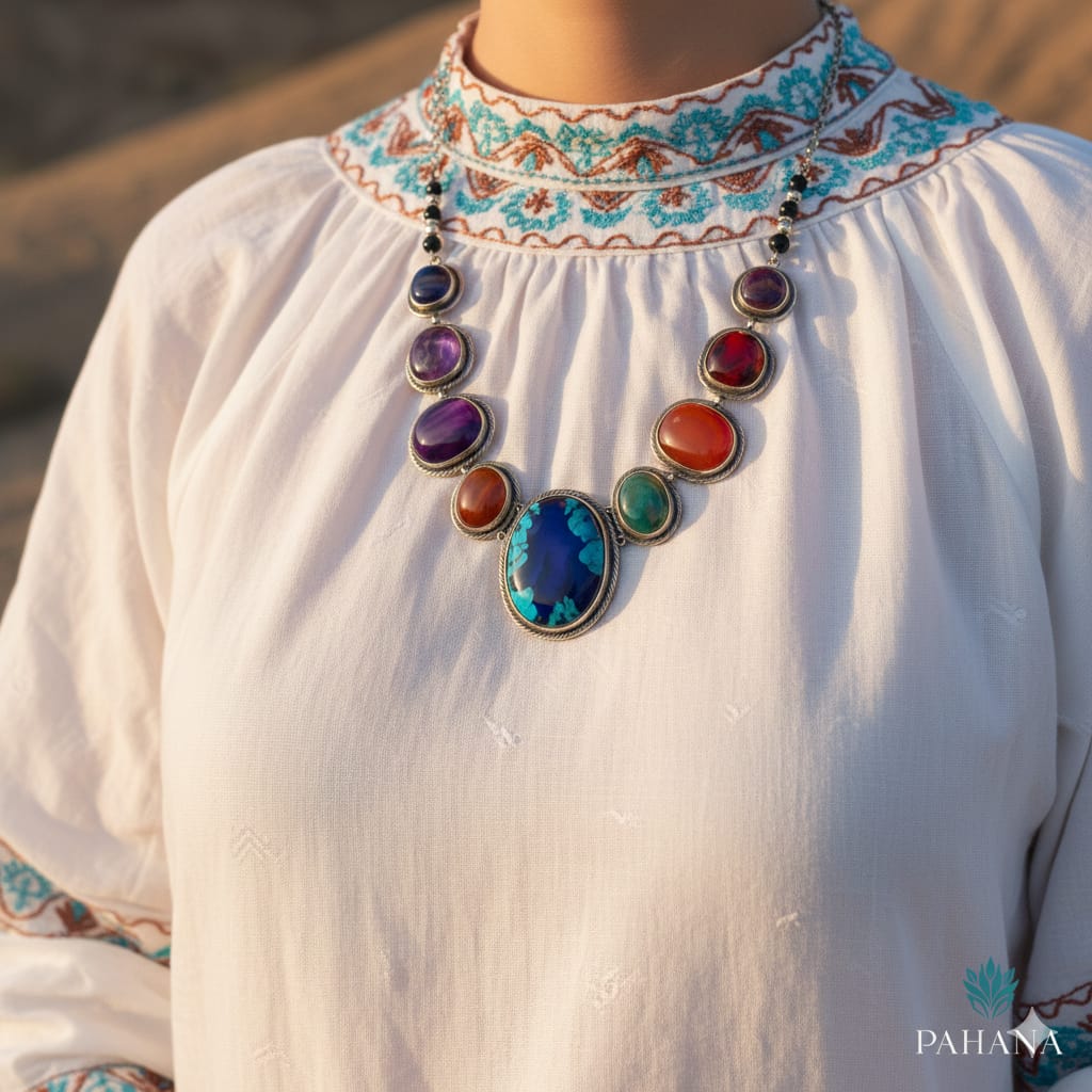 Collar Ágata hecho a mano