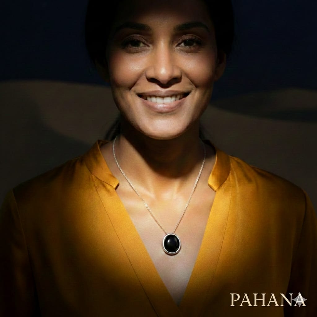 Collar de Plata con Ónix Negro