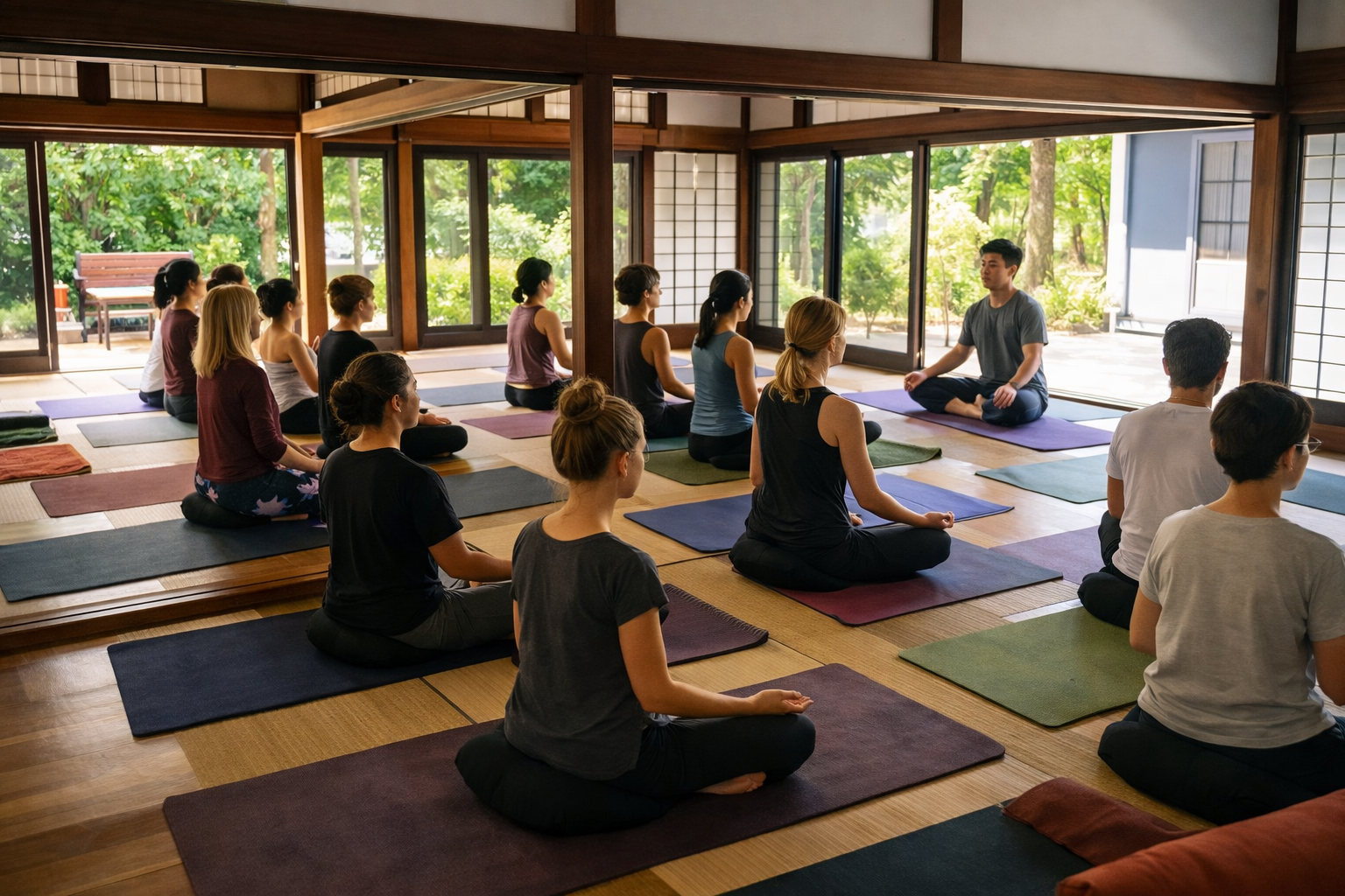 2 Day Zen Yoga and Meditation Retreat in Kamakura near Tokyo with Tea Ceremony and Japanese Spa
