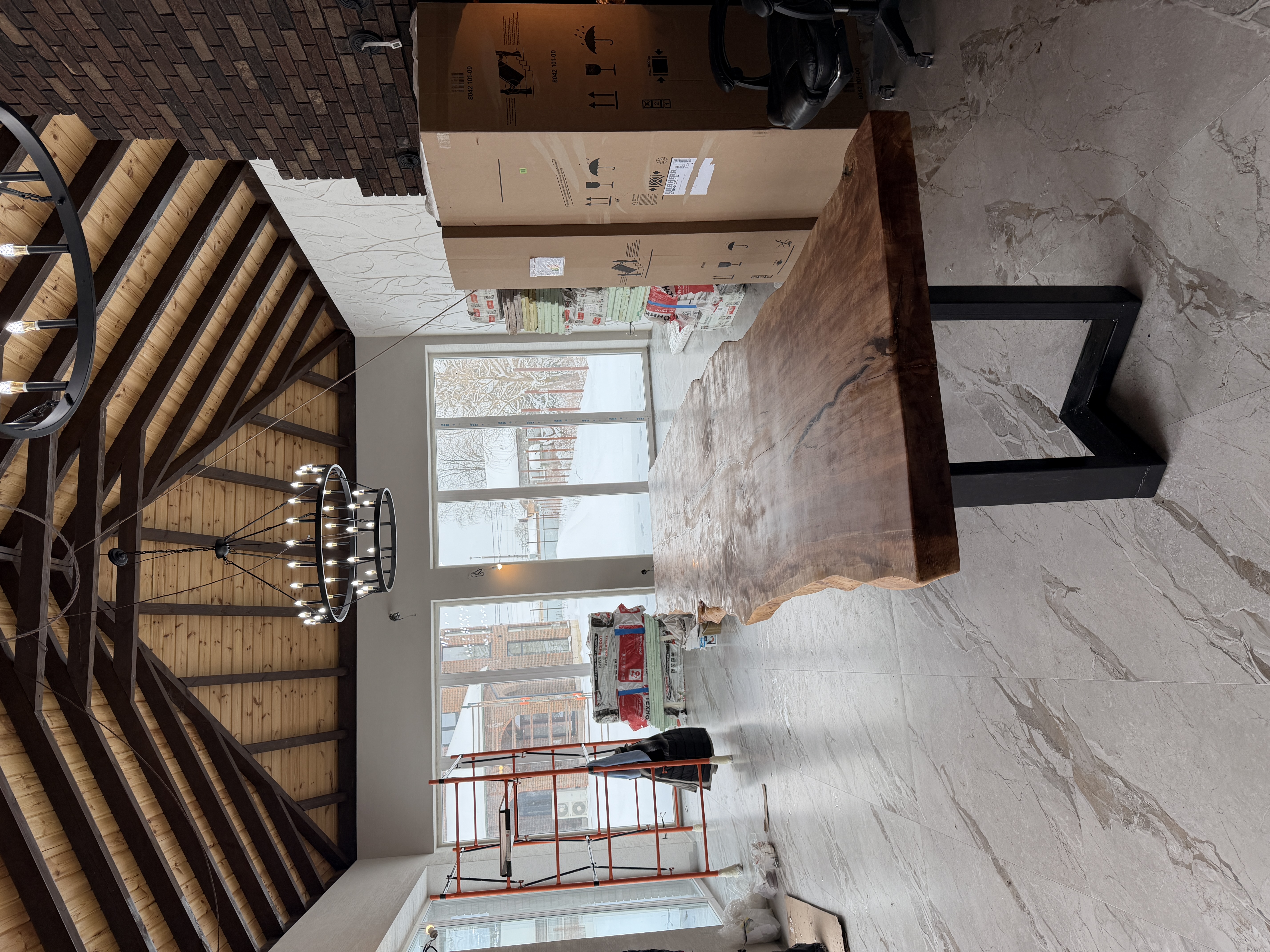 Деревянный стол из массива 4 метра длинна