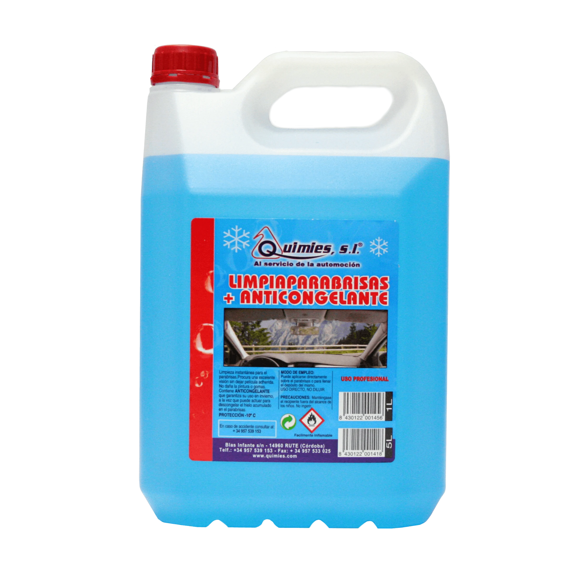 Limpiaparabrisas Invierno -10°C 5L