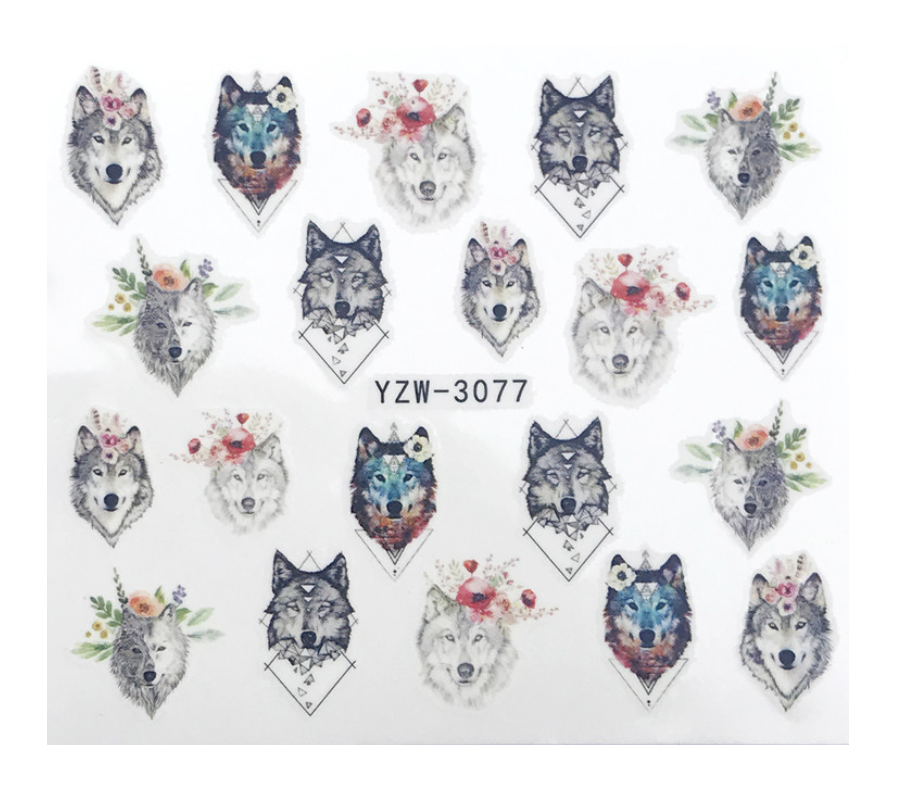 Water Decals Nail Art Stickers (3044-3390)