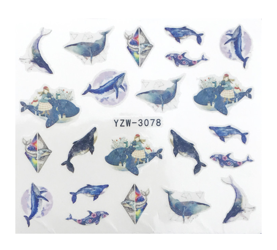 Decorative Nail Art Stickers (3030-3381)