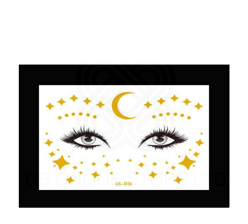 Face Adhesive Glitter Tattoo Sticker