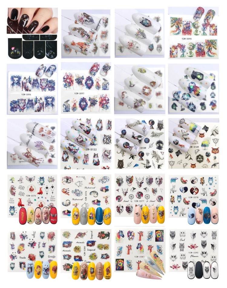 Water Decals Nail Art Stickers (3044-3390)