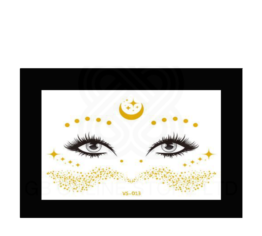 Face Adhesive Glitter Tattoo Sticker